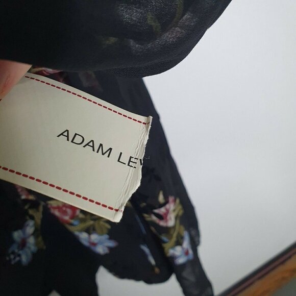 NWT Adam Levine Dress Long Bell Sleeve V-Neck M - Picture 4 of 8